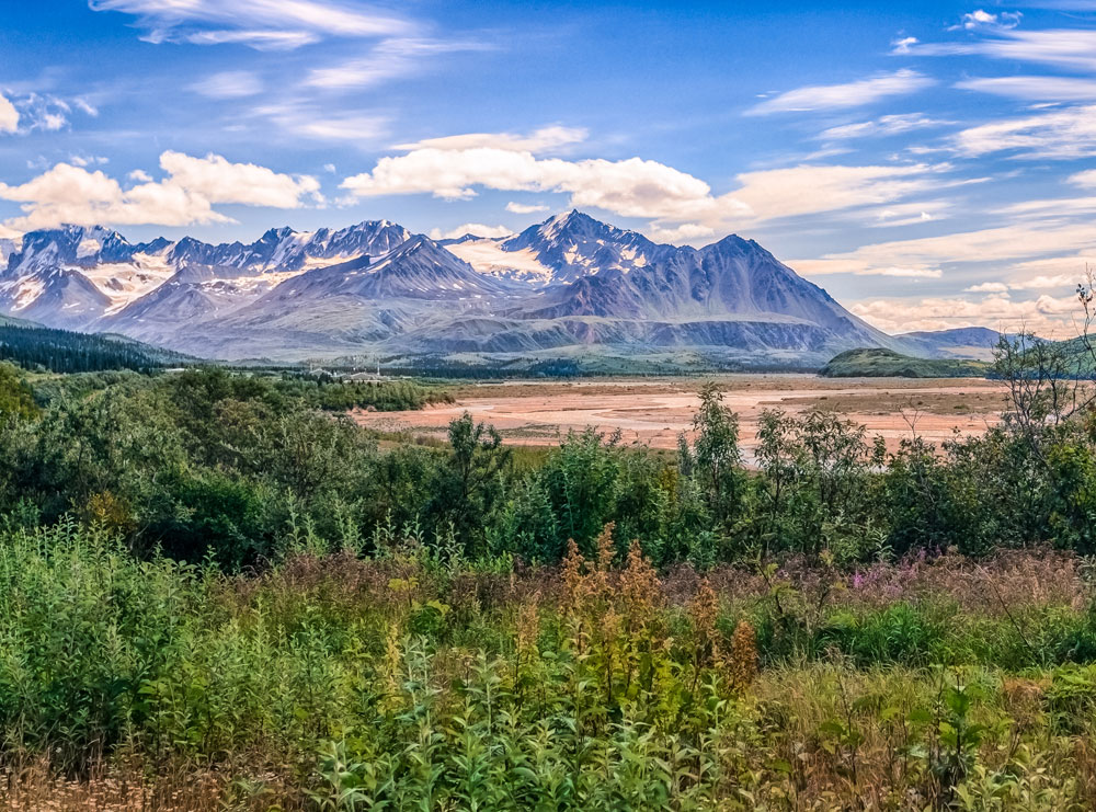 Alaska mountain range