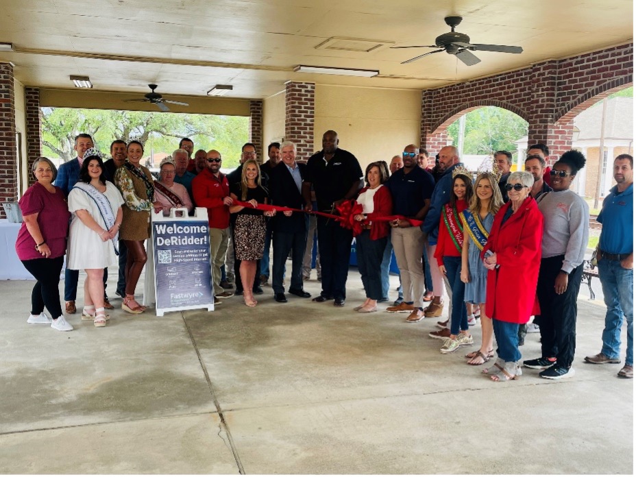 Ribbon cutting ceremony DeRidder, LA